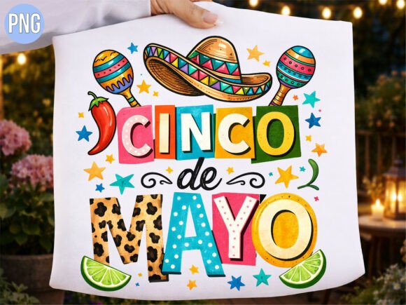 Elevating Your Print-on-Demand Strategy with High-Resolution Cinco de Mayo Fiesta Party T-shirt PNG Assets