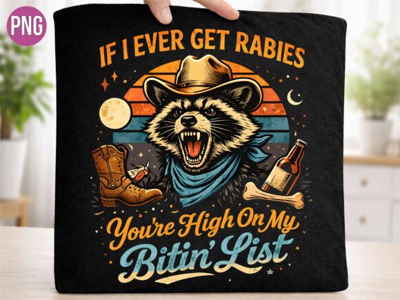 Exploring the Creative Potential of the Rabies Bitin List Raccoon Cowboy PNG for Modern Design Projects