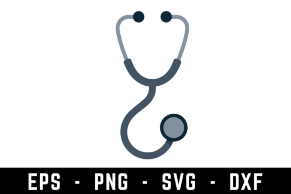 Stethoscope SVG Design: A Versatile Cut File for Medical and Healthcare Crafts