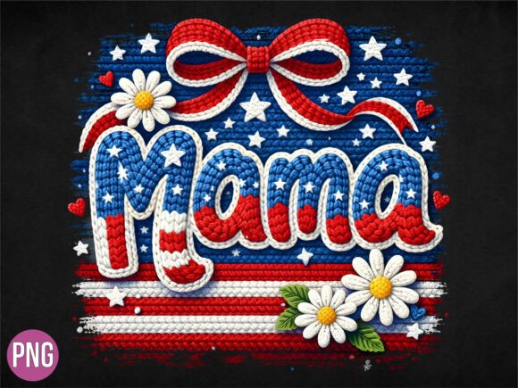 Unlocking Creative Potential with the Knitted Mama American Flag Bow PNG: A Guide to High-Quality Digital Design