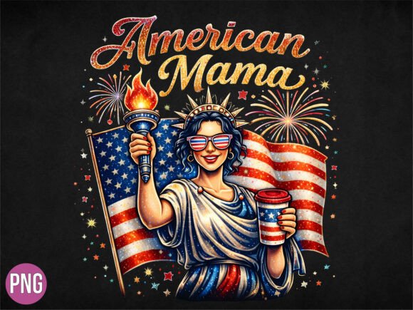 Unlocking Creativity with the Statue of Liberty American Mama PNG