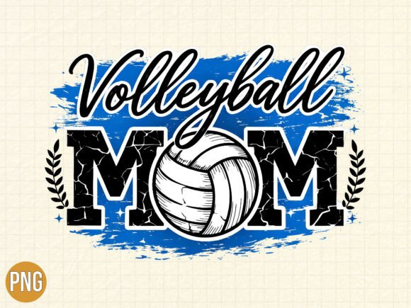 Volleyball Mom Sport Motherhood Shirt Design